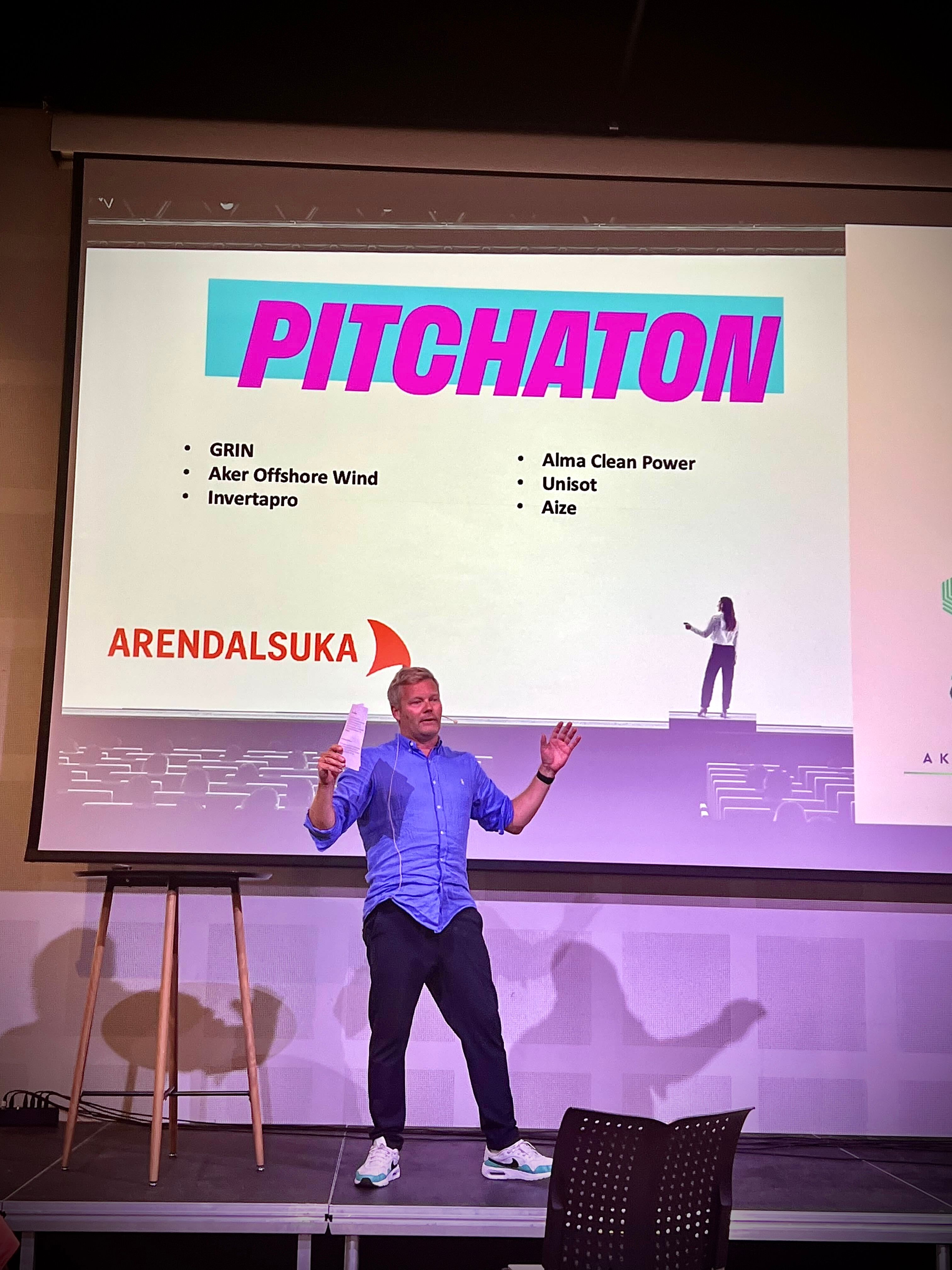 AION hosting Pitchaton at Arendalsuka